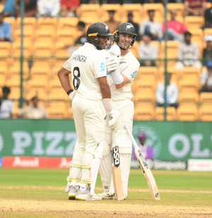 1st Test: Young, Ravindra star in NZ’s first Test win in India since 1988