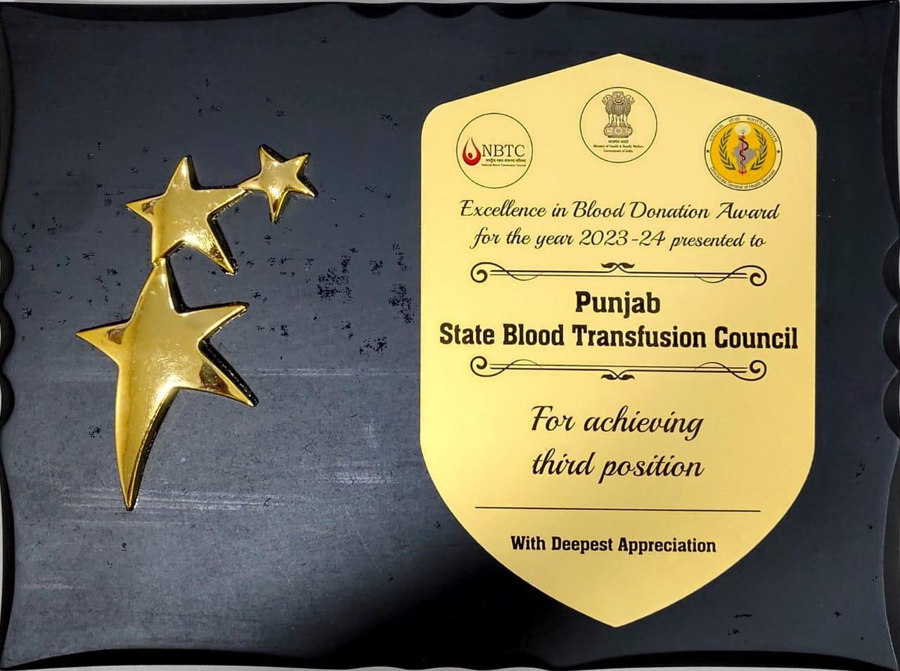 PUNJAB AMONG TOP THREE IN BLOOD DONATION ACROSS INDIA