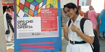 DPS Chandigarh hosts its first Cubing Competition