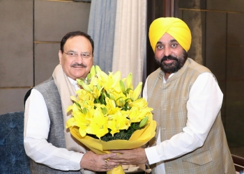 Punjab CM calls on Nadda, seeks complete supply of DAP fertiliser allotted to state by November 15