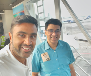 Ashwin shares ‘fan boy moment’ with legendary Vishy Anand, posts picture on social media
