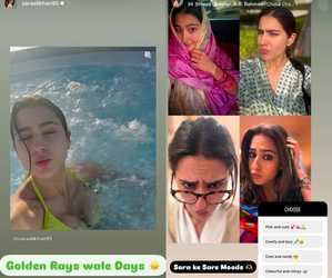 From cute to nerdy: Sara Ali Khan shares her ‘sare moods’