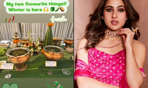 Sara Ali Khan’s winter favourites are undhiyu, sarso ka saag