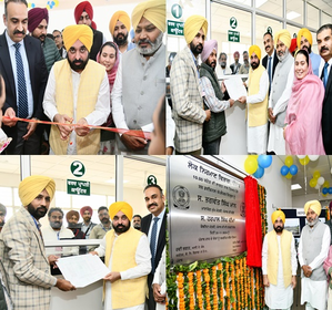 BHAGWANT MANN GOVERNMENT SETS NEW BENCHMARK IN PUBLIC DELIVERY, MULTI STOREY SUB DIVISIONAL COMPLEX DEDICATED TO PEOPLE IN 18 MONTHS