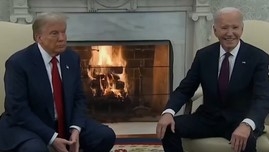 Biden as he receives Trump