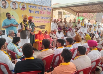Hardeep Dimpy Intensifies His Election Campaign, Begins Corner Meetings and Rallies in Various Villages