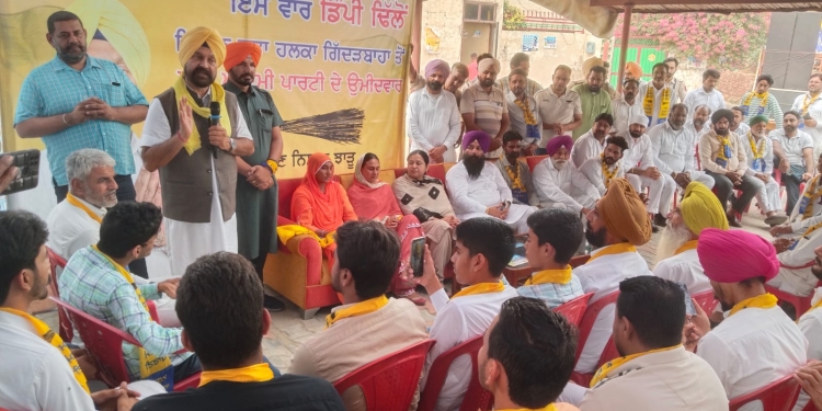 Hardeep Dimpy Intensifies His Election Campaign, Begins Corner Meetings and Rallies in Various Villages