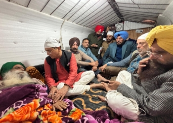 AAP Ministers and MLAs meet Jagjit Singh Dallewal, Express deep concern for his deteriorating health