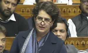 Constitution provides shield, guarantee to Indians: Priyanka in Lok Sabha