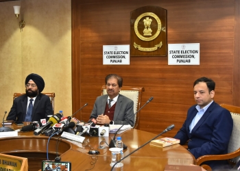 ELECTIONS TO VARIOUS MUNICIPAL CORPORATIONS, COUNCILS & NAGAR PANCHAYATS IN PUNJAB TO BE HELD ON DECEMBER 21: R. K. CHAUDHURI