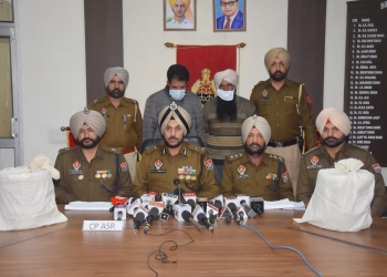 PUNJAB POLICE BUSTS TRANS-BORDER NARCO SMUGGLING MODULE; TWO HABITUAL DRUG SMUGGLERS HELD WITH 10KG HEROIN