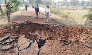 Chhattisgarh: 8 jawans, driver killed as Maoists blow up security vehicle 