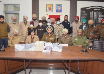 PUNJAB POLICE BUSTS CROSS-BORDER DRUG AND WEAPON SMUGGLING CARTEL; KINGPIN AMONG 12 HELD