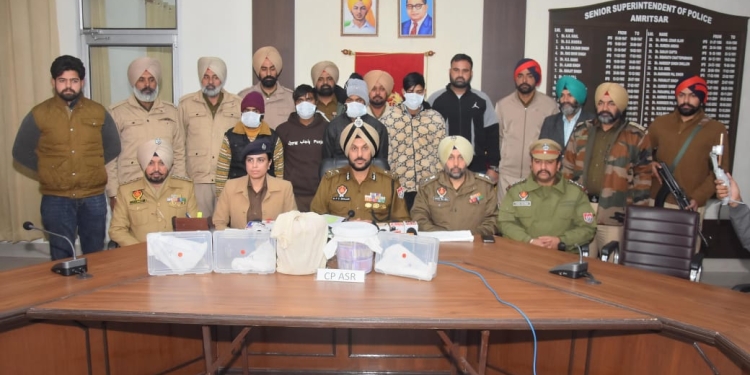 PUNJAB POLICE BUSTS CROSS-BORDER DRUG AND WEAPON SMUGGLING CARTEL; KINGPIN AMONG 12 HELD