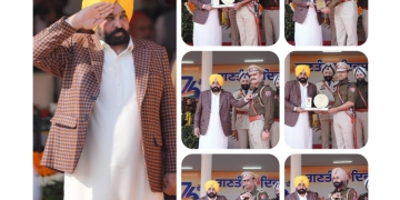 PUNJAB: CM BESTOWS CHIEF MINISTER RAKSHAK PADAK AND CHIEF MINISTER’S MEDAL FOR OUTSTANDING DEVOTION TO DUTY TO COPS