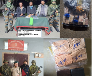 Drugs worth Rs 10.80 crore seized in Mizoram, 4 held
