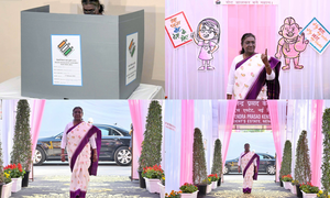 Delhi decides today: President Murmu, LG cast votes as capital goes to polls