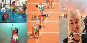 Delhi poll results: AAP’s shock loss and BJP’s big comeback sparks meme frenzy on social media