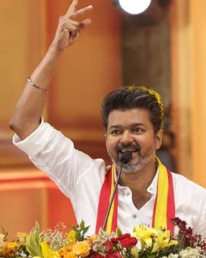 Actor Vijay’s TVK launches ‘#GetOut campaign’ against DMK govt, Centre