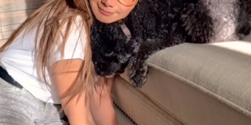 Shilpa Shetty showers love on her furry baby Truffle