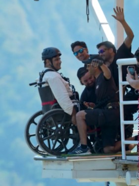 Gautam Adani hails wheelchair-bound employee’s courage for attempting bungee jumping