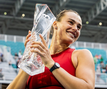 Sabalenka clinched maiden Miami Open title