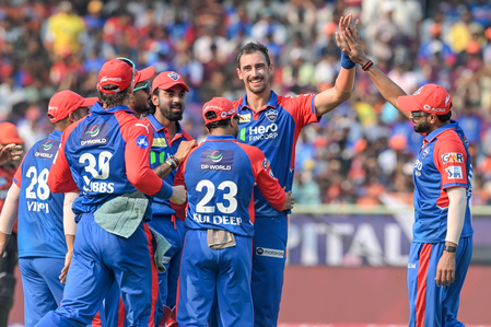 IPL 2025: Mitchell Starc’s five-for helps DC bowl out SRH for 163, despite Aniket Verma’s 74