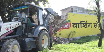 War Against Drugs; UNAUTHORISED STRUCTURES BUILT BY DRUG SMUGGLERS RAZED IN PHILLAUR