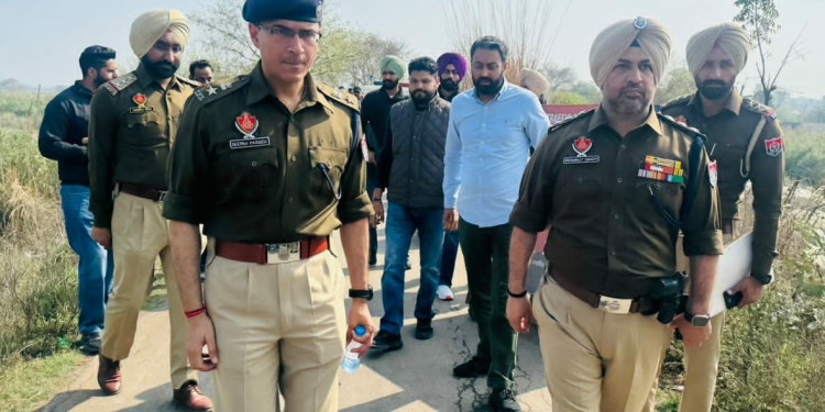 GANGSTER INJURED IN RETALIATORY FIRE WHILE TRYING TO FLEE POLICE CUSTODY IN DERA BASSI; PISTOL RECOVERED