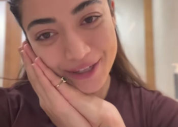 Rashmika shares positivity-filled video after shooting for entire night