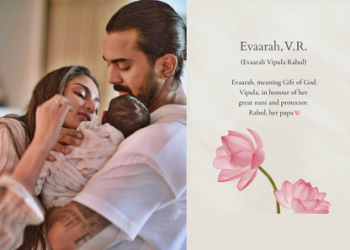Athiya Shetty, KL Rahul name their ‘baby girl’ Evaarah