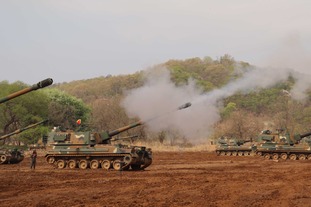South Korea: Army holds live-fire artillery drills at Paju firing range for 1st time in 7 years