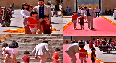 US Vice President JD Vance, family visit Rajasthan’s Amer Fort, explore Jaipur’s heritage