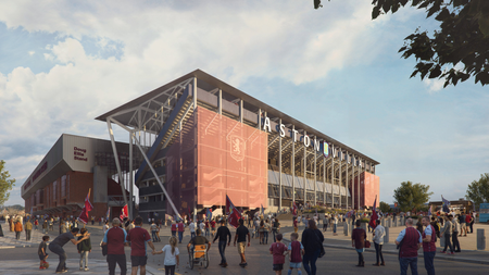 Aston Villa announce ground expansion to over 50,000 capacity