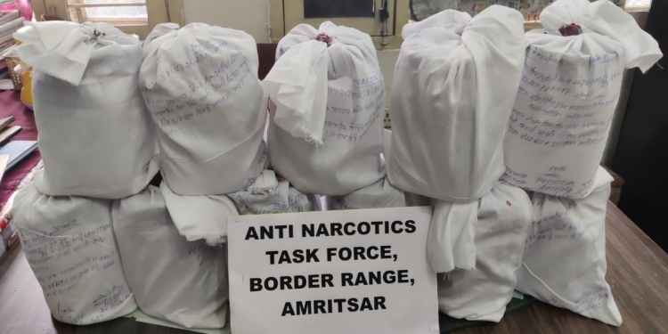 BIG BREAKTHROUGH UNDER YUDDH NASHE VIRUDDH; DRUG TRAFFICKER LINKED TO PAKISTANI SMUGGLER FROM AMRITSAR ARRESTED; 18KG HEROIN RECOVERED