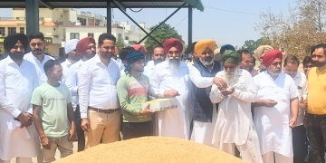 Finance Minister Harpal Singh Cheema Kick Starts Wheat Procurement at Dirba Grain Market