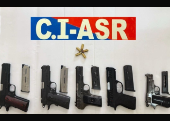 PUNJAB POLICE BUSTS ILLEGAL WEAPON SMUGGLING NETWORK BEING OPERATED FROM USA; ONE HELD WITH FIVE PISTOLS