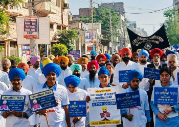 5000 school students participated in mega rally to create awareness about harmful effects of drugs