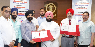 FINANCE MINISTER HARPAL SINGH CHEEMA HANDS OVER APPOINTMENT LETTERS TO 11 NEWLY APPOINTED SECTION OFFICERS