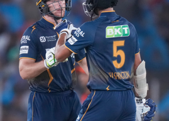 IPL 2025: Gill, Buttler fifties power GT to 224/6 against SRH