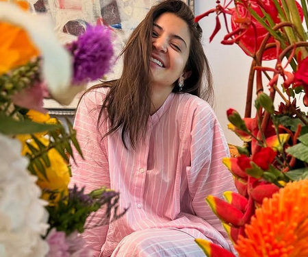 Anushka Sharma shares a glimpse of her birthday celebrations filled with flowers