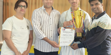 Gurugram boy Anarghya Abhishek strikes gold in Budokan International Karate C’ship in Dubai