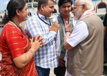 PM Modi meets IPL star Vaibhav Suryavanshi and his parents in Patna