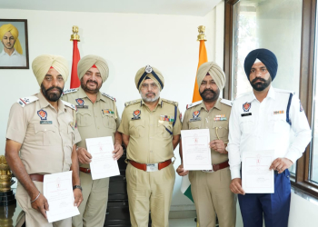 PUNJAB POLICE’S TRAFFIC COPS HONOURED FOR POLITE APPROACH TOWARDS VIOLATORS
