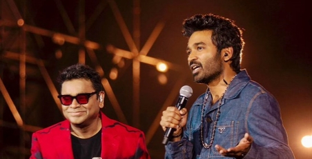 Dhanush surprises the audience at A. R. Rahman’s Mumbai concert