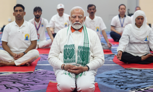 PM Modi calls on people to join International Yoga Day, praises Andhra govt’s YogAndhra Abhiyan