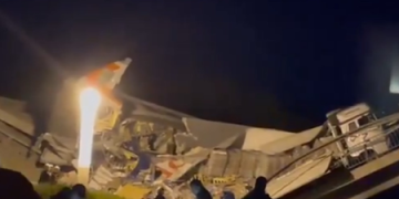 Russia: 7 dead as train derails after bridge collapse near Ukraine border