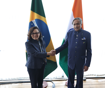 Shashi Tharoor-led delegation meets Brazil’s Acting Foreign Minister, discusses enhancing anti-terror cooperation