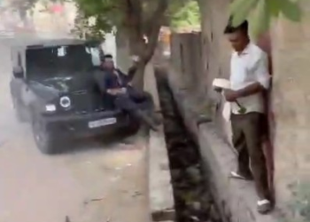 Noida man rammed by SUV after social media spat, shocking video surfaces