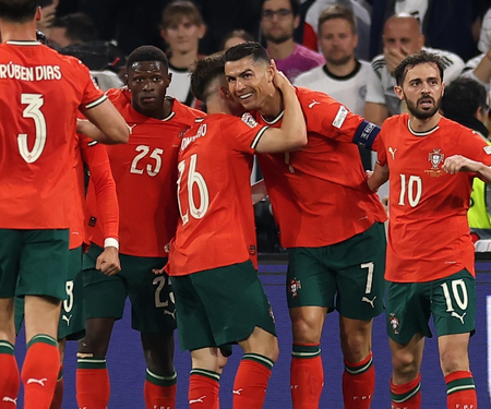 Ronaldo scores as Portugal sink hosts Germany in Nations League SF